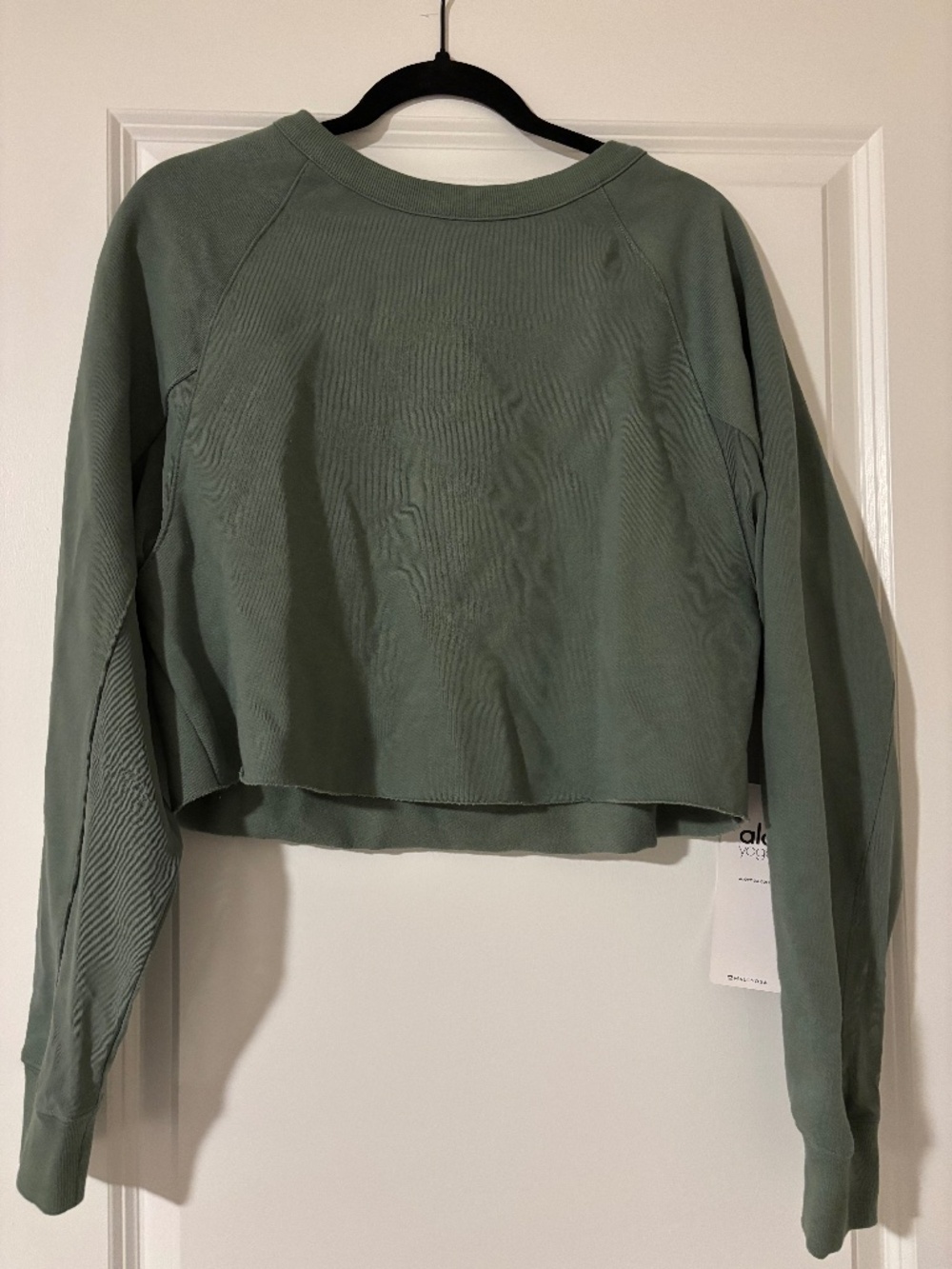 NWT Alo open back mesh top